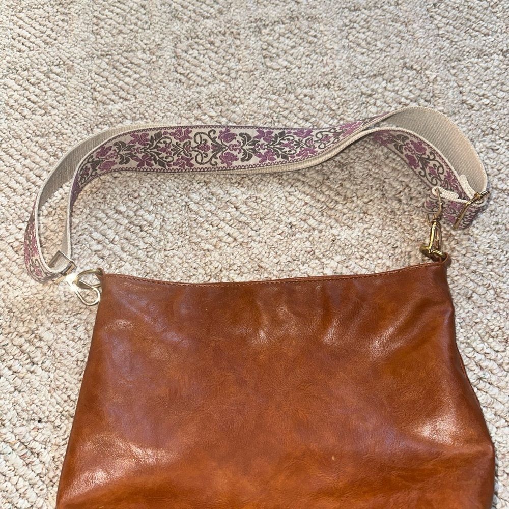Womens No Brand Crossbody Purse Tote - Adjustable Removable Strap - Picture 3 of 4